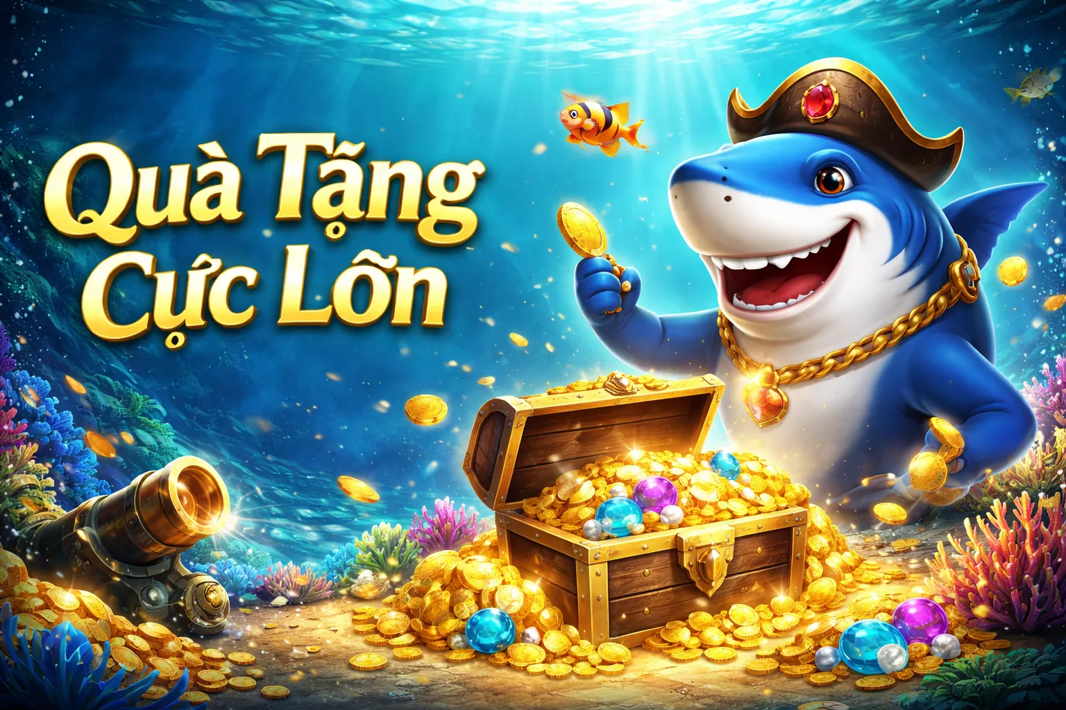 Đồ họa 3D tuyệt đỉnh trong game bắn cá